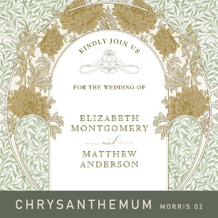 Chrysanthemum Wedding Invitations William Morris