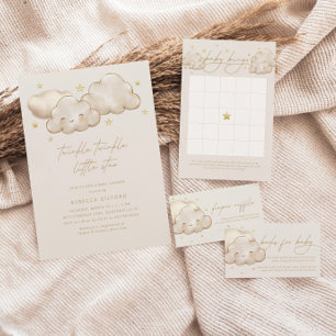 Carte D'accompagnement Twinkle Twinkle Little Star Ivory Book Demande