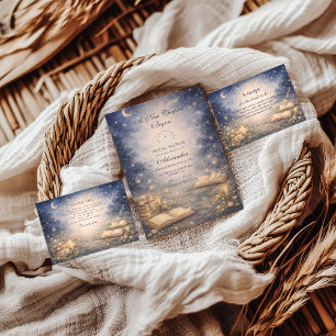 Invitation Mariage Storybook A New Chapter Enterrement de Vie