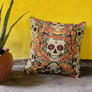 Cravate Crâne à sucre Dia de Los Muertos