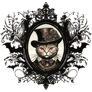 Leggings Chat d'Halloween, Chat Vampire, crocs