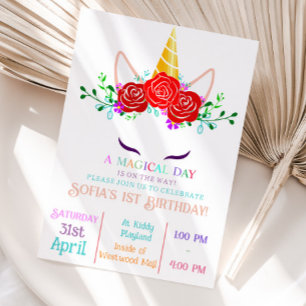 Sticker Rond Poussière Unicorne