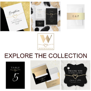 Invitation Tout En Un Photographies de Mariage noir et blanc Code QR