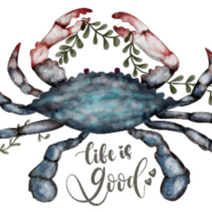 Serviette En Papier Beau Crabe Bleu Art Design Papier Napkin
