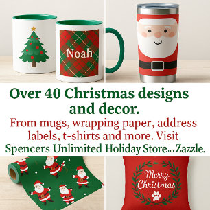 Décoration En Céramique Whimsical Sparkly Script Famille Noël