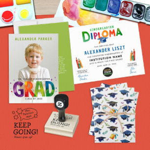 Affiche Sympa Colorful Kids Diplôme Diplôme Diplôme Logo