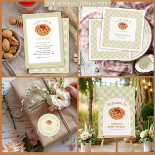 Serviette En Papier Baby shower d'automne de la coupe d'aquarelle