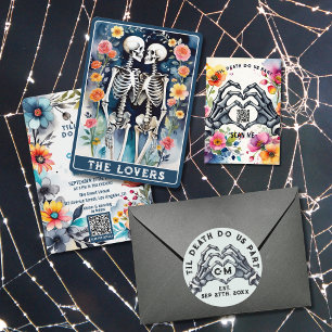 Sticker Rond Jusqu'à la mort faisons-nous partie de Skeletons M