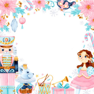 Invitation Baby shower Vintage Christmas Nutcracker