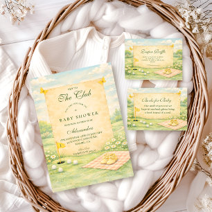 Invitation Baby Shower de Golf de Conte de Fées