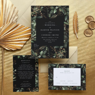 Invitation ECO Premium Black Gold Budget Eucalyptu