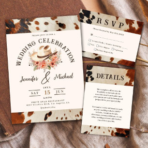 Faire-part de mariage occidentale