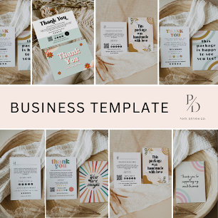 Rainbow Business Carte de remerciements