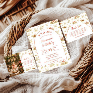 Serviette En Papier Anniversaire Blush Woodland Wild One