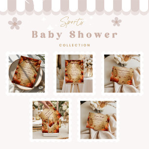 Serviette En Papier Baby Shower Vintage Basketball Sport
