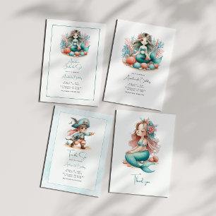 Invitation Fête du premier anniversaire de la sirène "Un de l