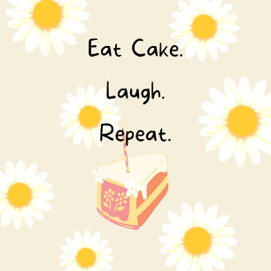 Carte d'anniversaire de la fleur de gâteaux