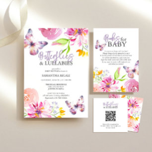 Serviette En Papier Papillons et berceuses Baby shower Aquarelle