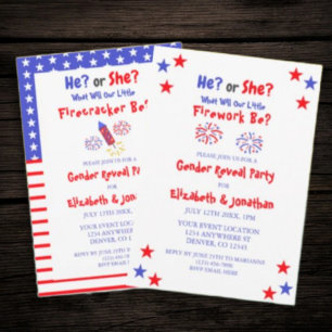 Invitation Petite révélation sur le genre aux États-Unis