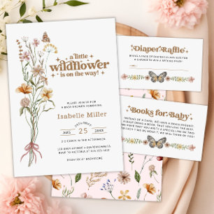 Carte D'accompagnement Petits Livres Fleurs sauvages Pour Baby Book Deman