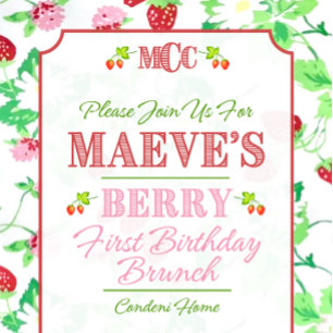 Serviette En Papier Berry Anniversaire Napkin