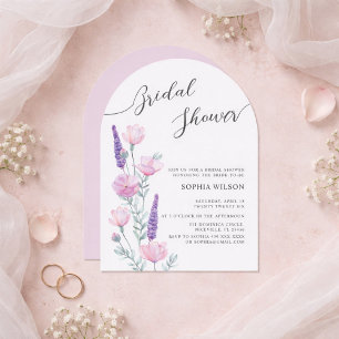 Peonies Invitation à la douche nuptiale