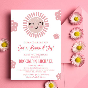 Assiettes En Carton Le Rose, C'Est Le Soleil, Le Baby shower Sunshine 