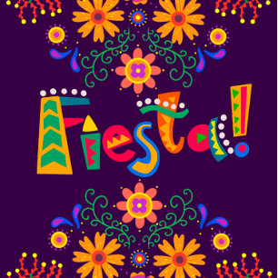 Invitation Tout En Un Baby shower Floral de Fiesta violette