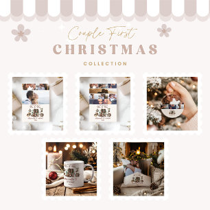 Cartes Pour Fêtes Annuelles Western First Christmas Comme Mme et M. 8 Photo