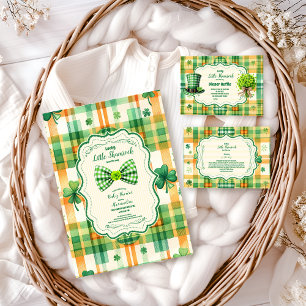 Serviette En Papier Baby shower Shamrock Lucky Little Vert