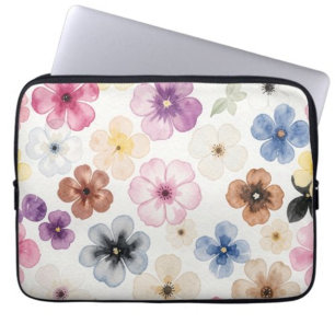 Sac électronique rouge noir et blanc à feuilles et