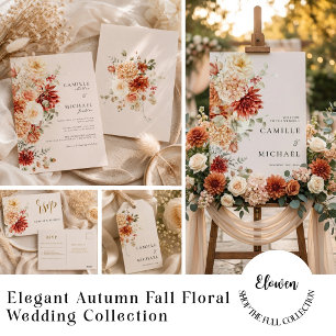 Carte Postale Réponse Mariage Bourgogne Automne 