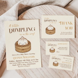 Invitation Baby shower asiatique de Kawaii