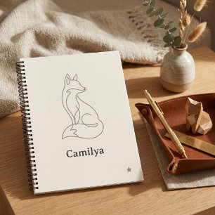 Cahier pour enfants Lapin en Art en Ligne Vert Sau