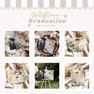 Cartons Réponse Parti de graduation de Boho Wildflower