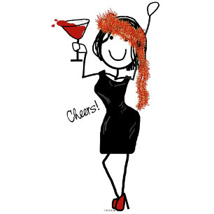 Cartes Pour Fêtes Annuelles Blanc Noël Funky Sisterhood Christmas Card