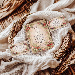 Serviette En Papier Jardin de Baies Douces pour Mariage