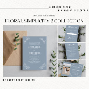Véritable simplicité 6 Camo Faire-part de mariage 