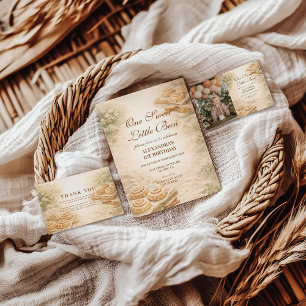 Serviette En Papier Gingham Cinnamon Bakery Little Bun 1er Anniversair