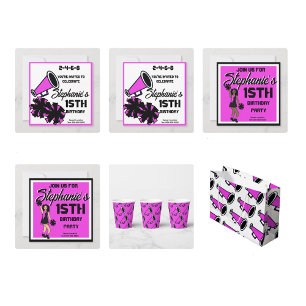 Invitation Red Cheer #1