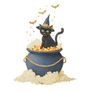 Étiquettes de cadeaux d'Halloween — Souris Magicie