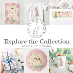 Invitation Peter Rabbit   Premier anniversaire de la petite f