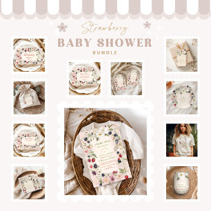 Serviette En Papier Berry Sweet Baby shower
