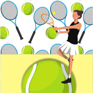 Invitation Tennis Anniversaire Tennis amoureux balle sauver l