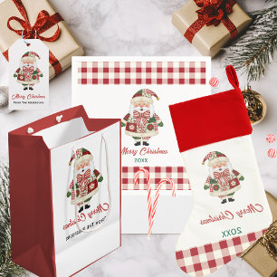 Serviette En Papier Joli Père Noël personnalisé Noël Fêtes de fin d'an