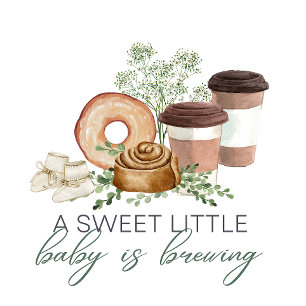 Serviette En Papier Bébé est en train de brasser - Pâtisserie & Bootie