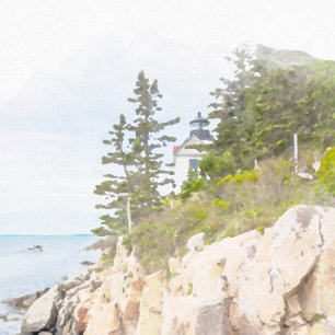 Invitation Phare du Maine Mariage du parc national Acadia