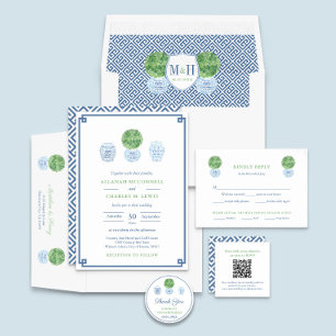 Sticker Rond Smart Boxwood Ginger Jar Adulte Anniversaire Favor