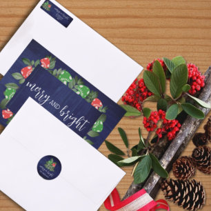 Cartes Pour Fêtes Annuelles Noël Champêtres Fongiques Fantaisistes