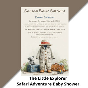 Serviette En Papier The Little Explorer   Safari Aventure Baby Shower